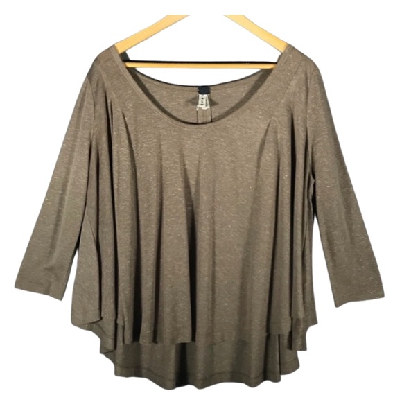 We The Free Tambourine Tee Flax Jersey Tops - Picture 3 of 9